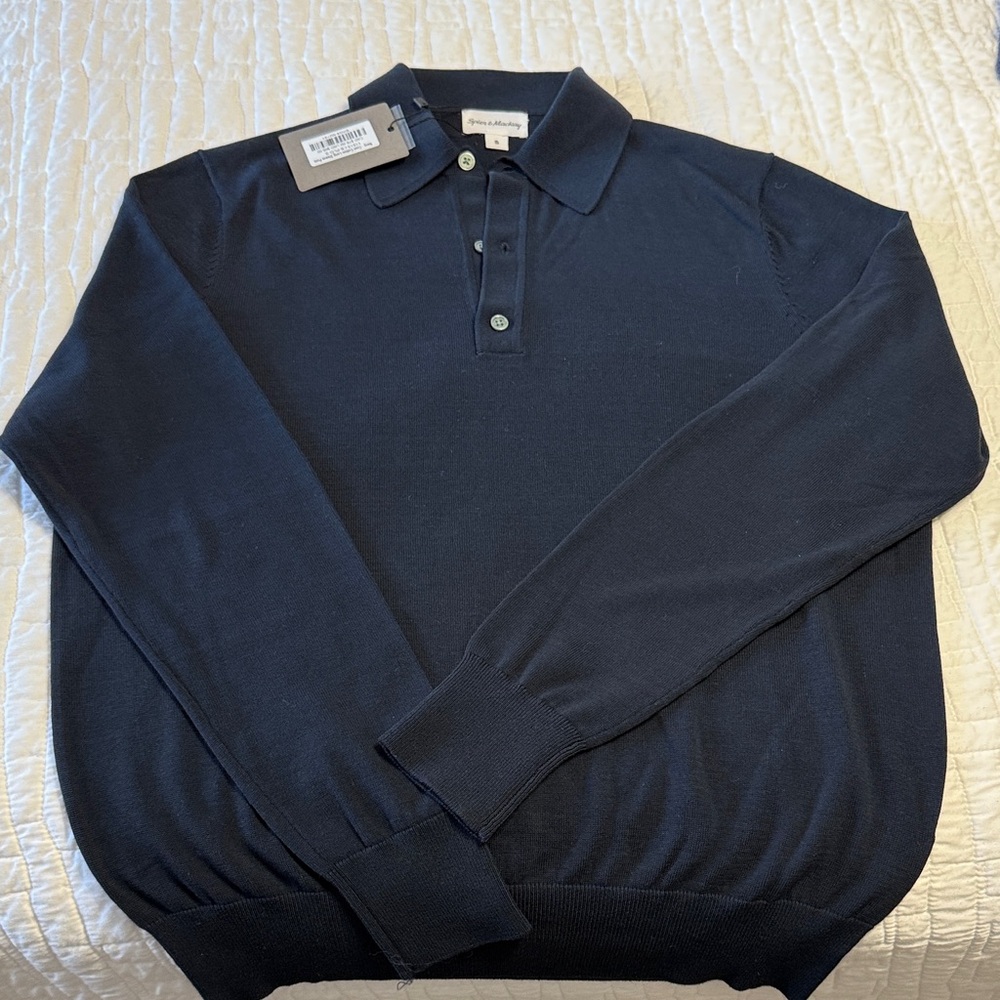 Men's Navy Blue Polo Shirt
